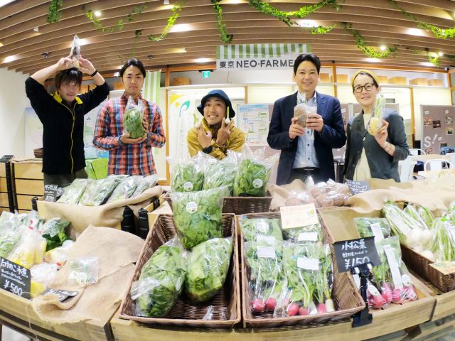東京NEO‐FARMERS！が直売販売！ 新鮮やさい持ち寄りマルシェ
